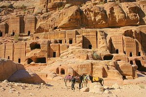 24 Street of Facades at Petra, Jordan