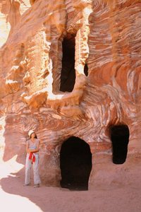 34 Colorful swirls in Petra, Jordan