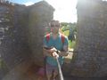 Selfie on top of one of the ramparts