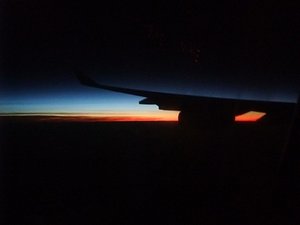 Sun rise over Australia