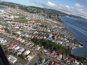 Wellington suburb from the air