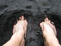 Black Sand between my toes