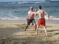 Karate on the beach