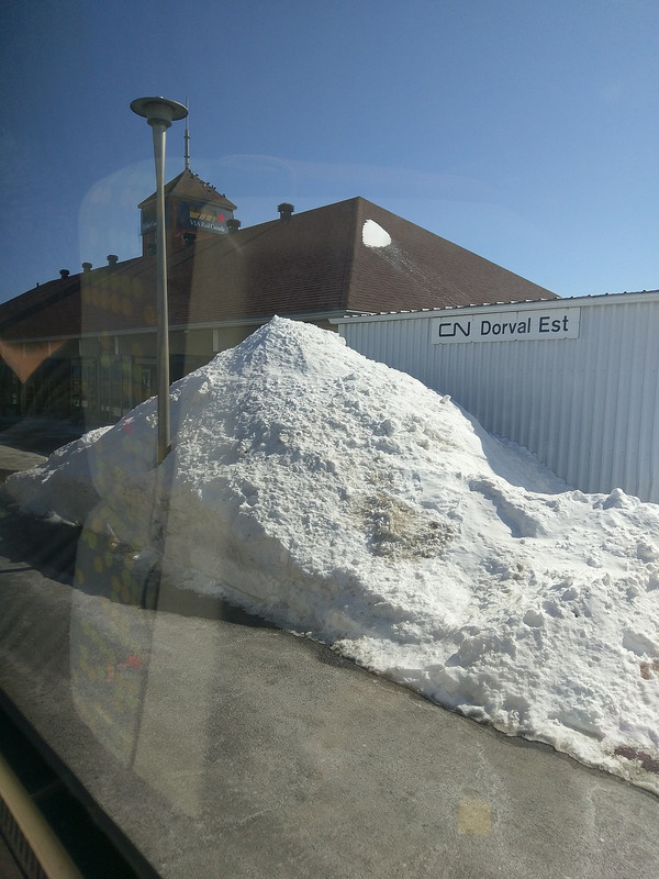 Big pile of snow