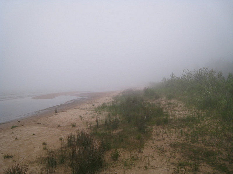 Lake Michigan fogged in 3