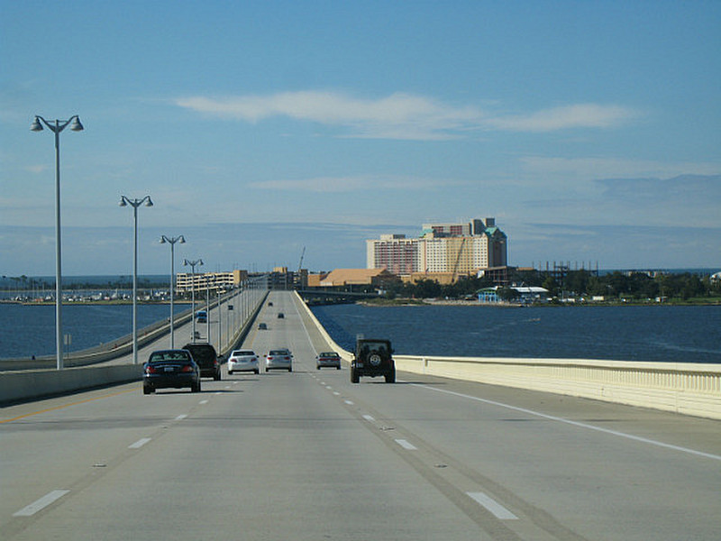 Biloxi, MS with the Golden Nugget in view