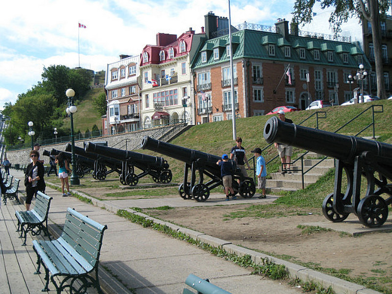 Canons beside the Chateau