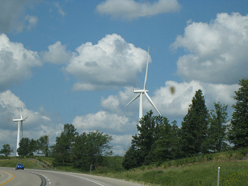 Wind turbines in Iowa