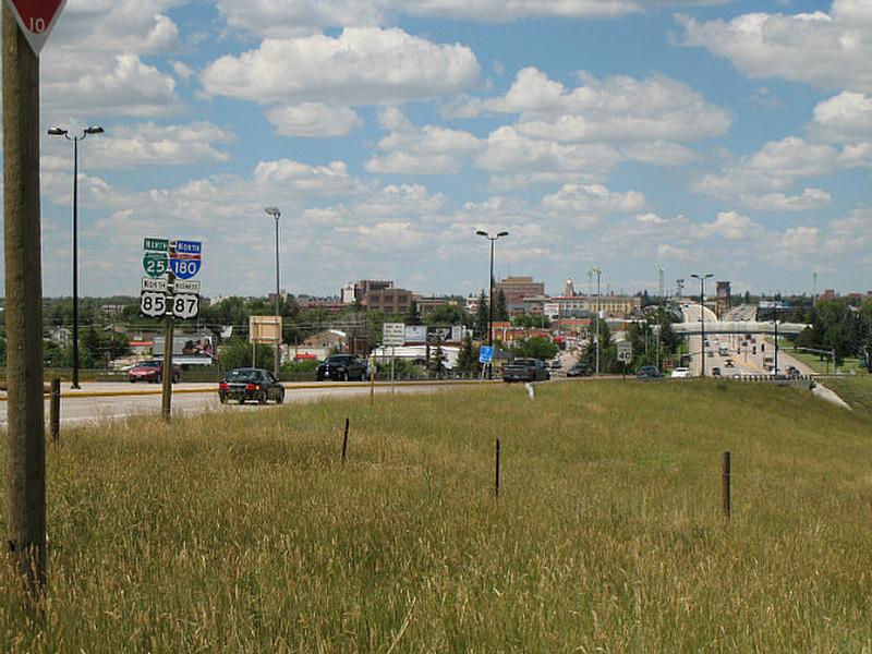 Coming into Cheyenne