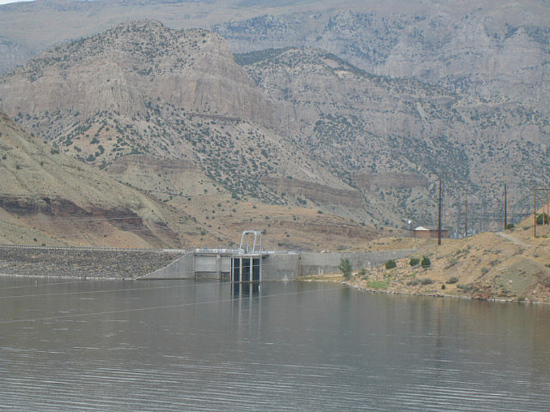 Dam at the end of Wind River