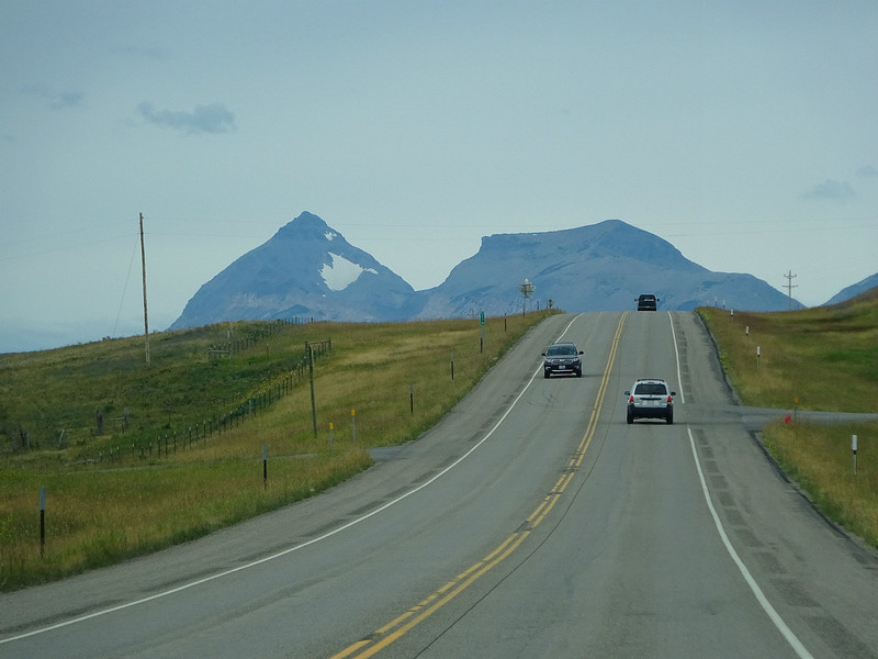 And the mountains appeared