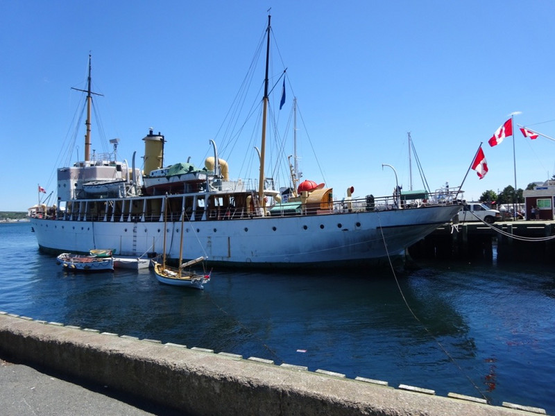 The port at Halifax