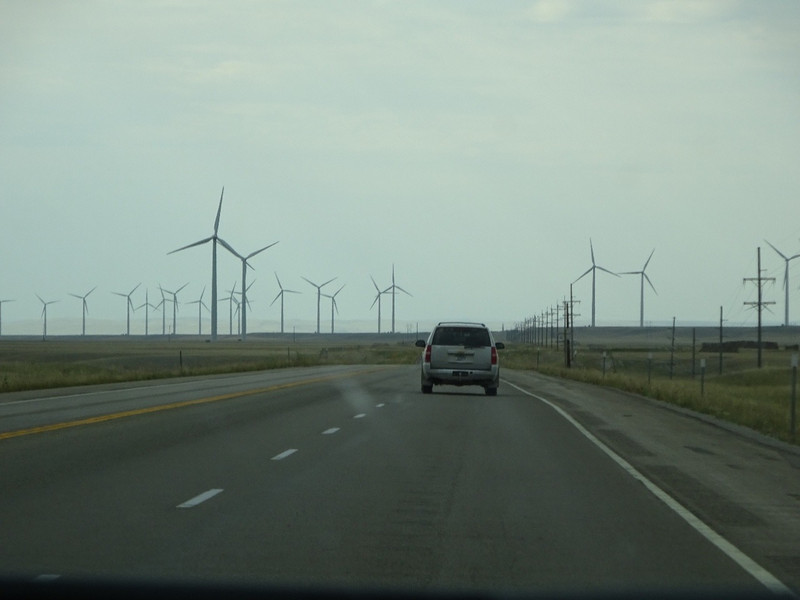 Wind turbines by the hundreds