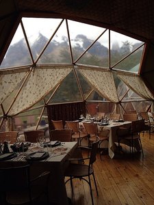 Ecocamp dining room