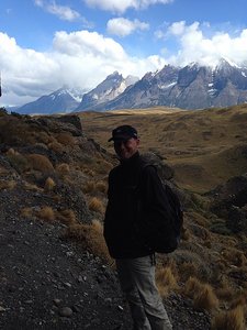 Me hiking in the Andes 