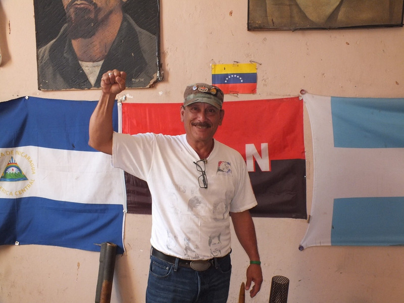 Francisco our Sandinista freedom fighter guide!