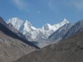 View across to an Afghan glacier in the Hindu Kush