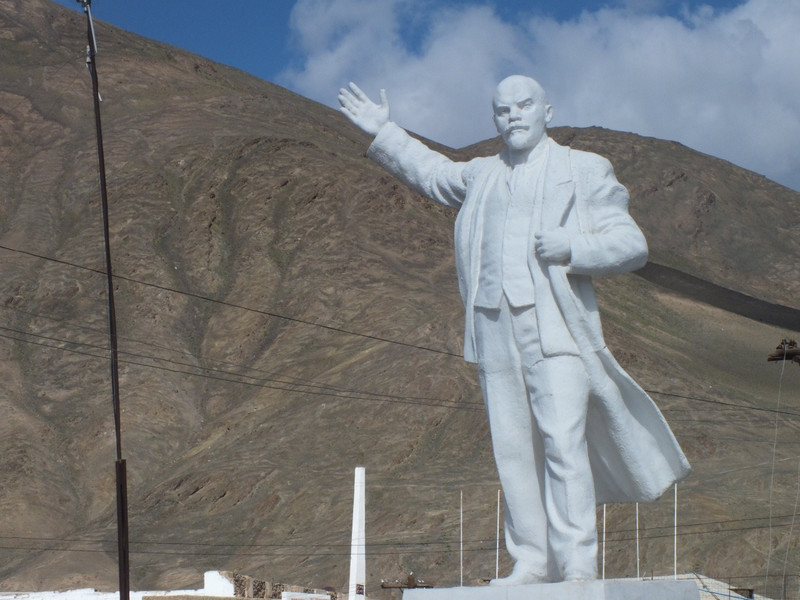 One of the last statues of Lenin in Murgab