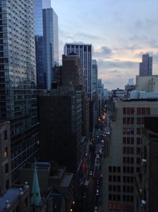 Dawn over Manhattan from our Balcony!