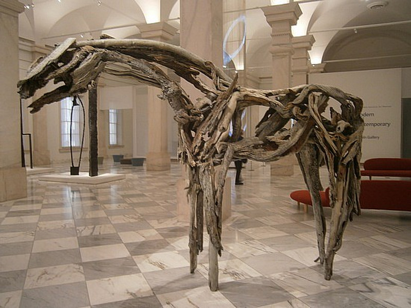 Portrait museum horse