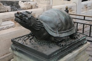 A dragon turtle thing in the Forbidden City