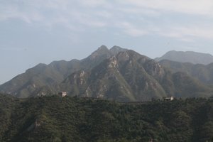 The inhospitable backdrop to the Great Wall