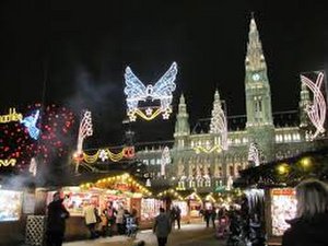 Vienna's 'advent calendar' City Hall