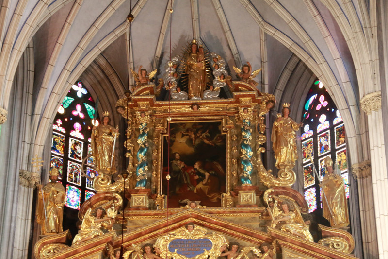 The altar of St Cecilia's