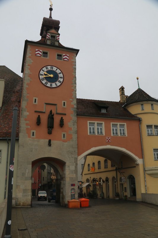 Regensburg city gate