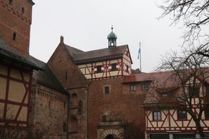 Inside the walls of Nuremburg castle