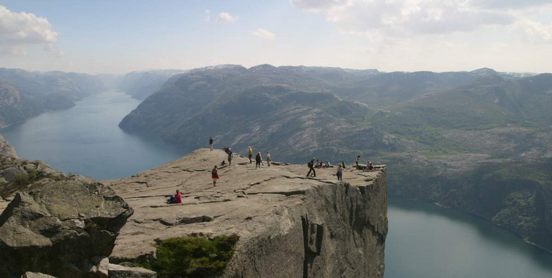Pulpit Rock - ffrom the top