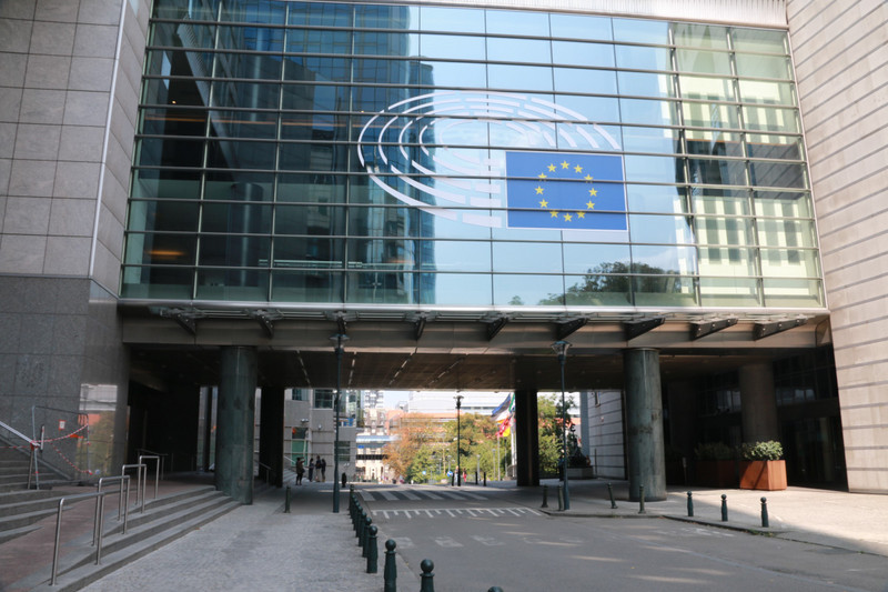 Part of the EU Parliament complex
