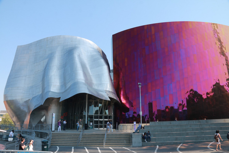 Exterior of the pop culture museum, Seattle