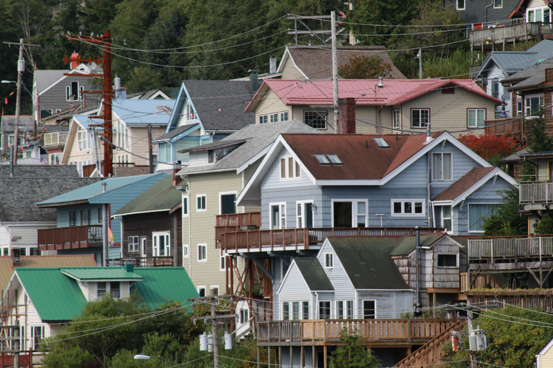 Ketchikan - layer upon layer of houses