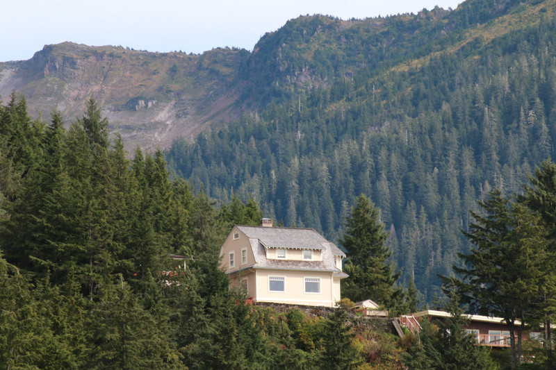 Lonely house on a hill - Ketchikan
