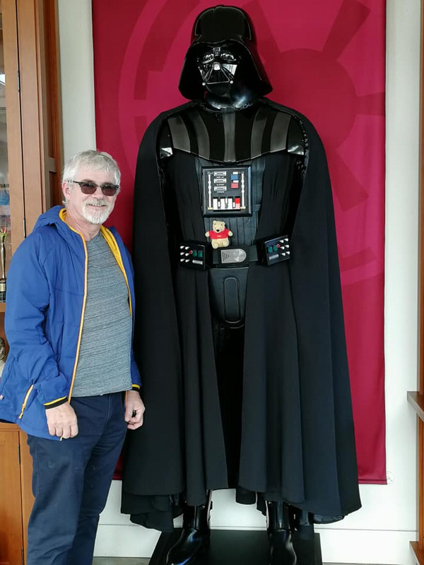 Chris and Vader at LucasFilm HQ
