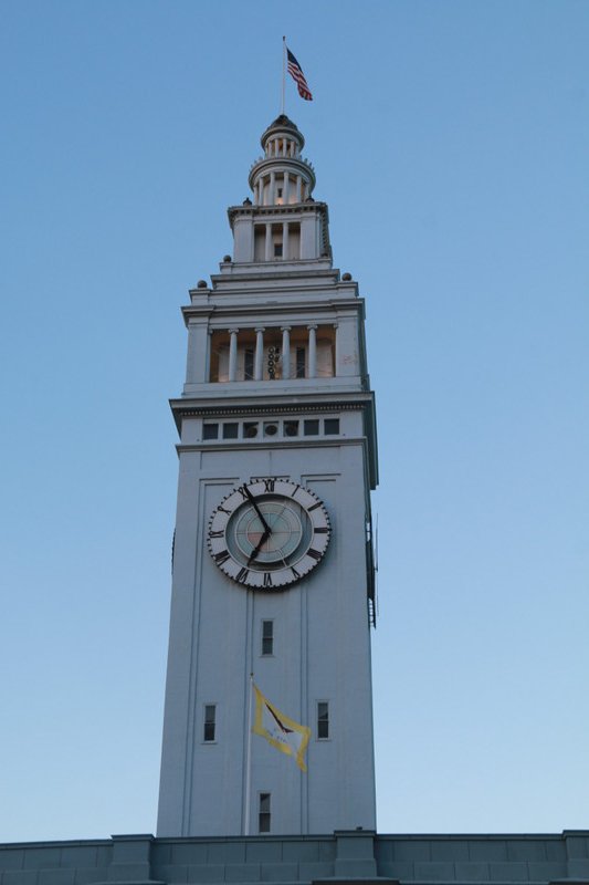 Clock tower of the ferry Building