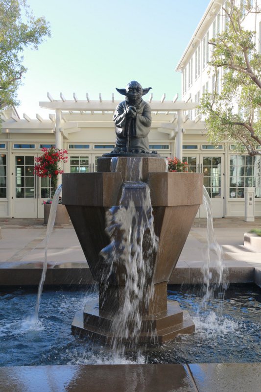 The Yoda fountain - LucasFilm HQ