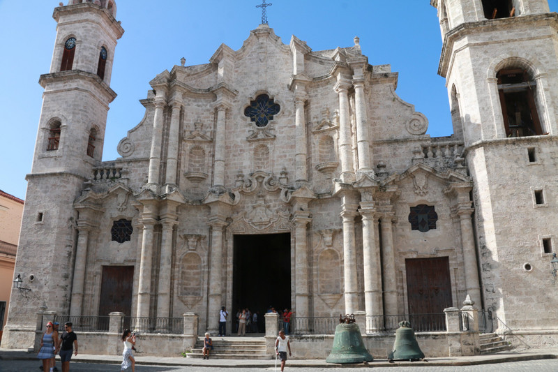 Havana cathedral -  totally coral