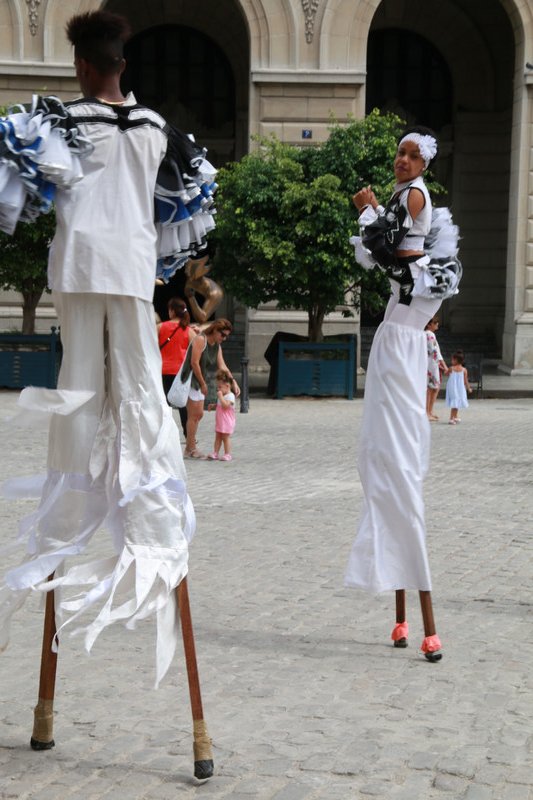 The stilt procession, Havana