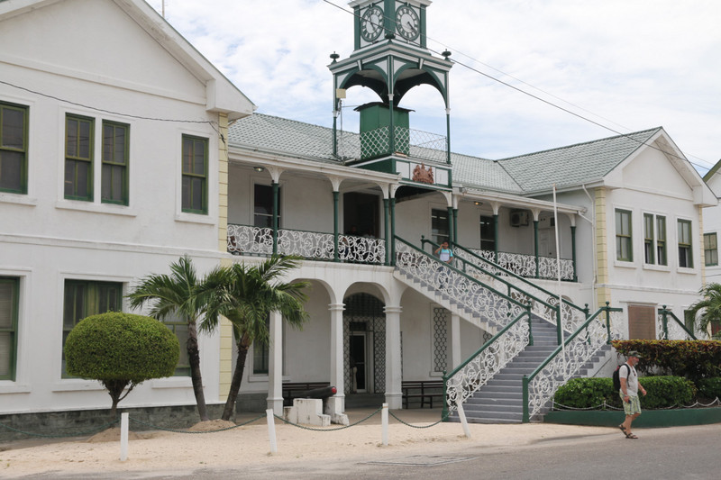 The supreme court building of Belize City
