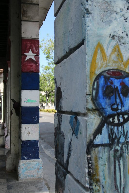 Nationalist grffitti in Havana