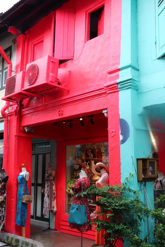 Brightly painted store in Hadji Lane