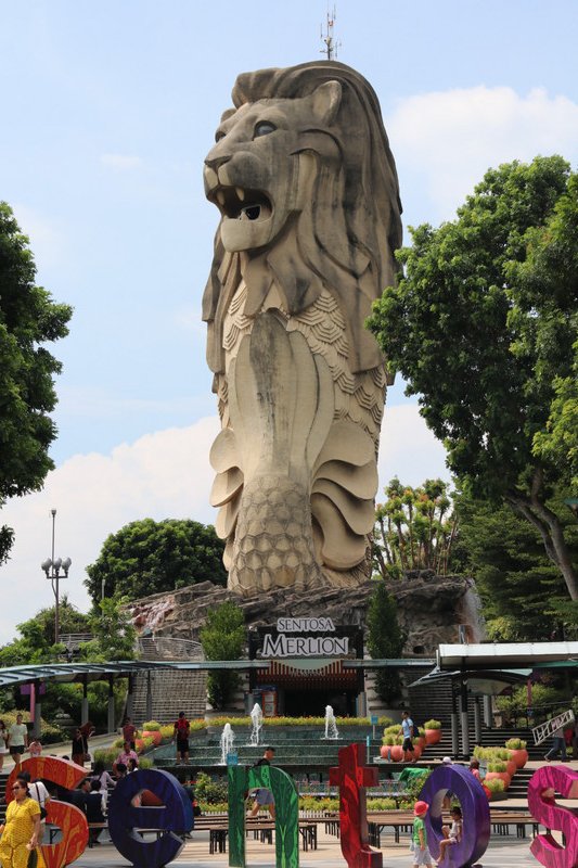 The Merlion - a symbol of Singapore