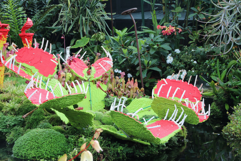 Look closely - venus fly traps made from Lego