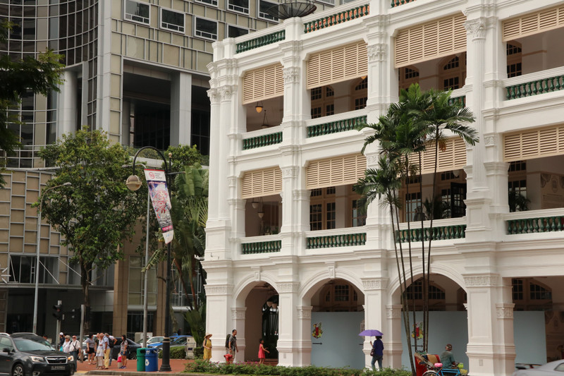 The famous raffles hotel