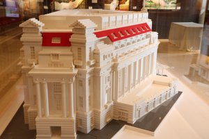 A Lego replica of the main post office