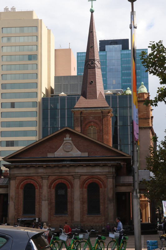 St james Church - once the tallest structure in Sydney