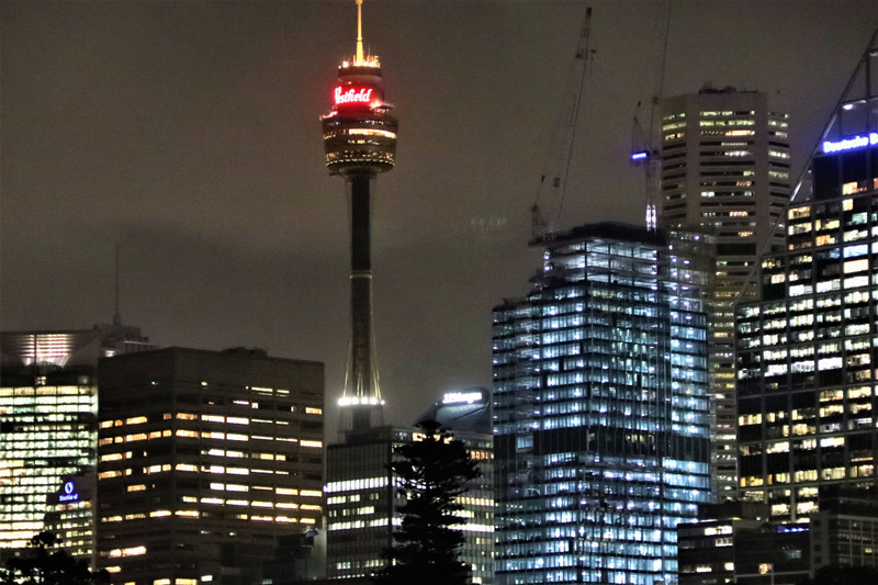 Sydney sky line by night