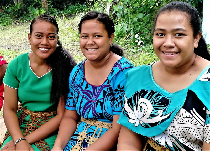 Vava'u - The three tour guides 'hanging out'
